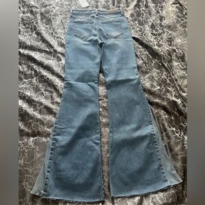 70’s high rise flare jeans